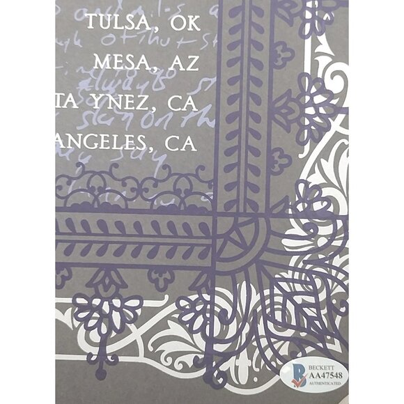 Melissa Etheridge Signed 2014 Concert Tour 18x24 Inch Poster Beckett Autograph - Picture 4 of 7